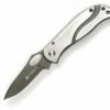 CRKT 6470 Pazoda 2, 2.12" 8Cr13MoV Plain Blade, SS Handle