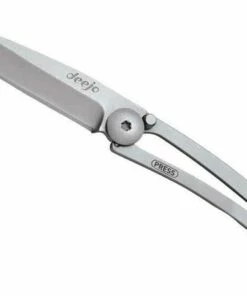 Deejo Knives Deejo DEE7CN000 Naked 15g, 2.31" 420 SS Plain Blade and Handle