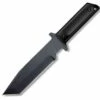 Cold Steel CS80PGTK GI Tanto, 7" 1055 Carbon Steel Plain Blade, Polycarbonate Scales Handle, Secure-Ex Sheath