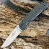 Ontario RAT Model 1 Folder, 3.5" D2 Blade Steel, Black Carbon Fiber Handle