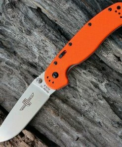 Ontario RAT Model 1A A/O Folder, 3.5 in. AUS8 Blade Steel, Orange G-10 Handle, (SPECIAL) WHILE SUPPLIES LAST -Buck Knives Sales knifework 8870or.3 55566.1566587409