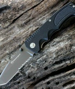 Kilimanjaro, 910031, Annex folder, 3.5 in. Tanto Point Serrated Edge