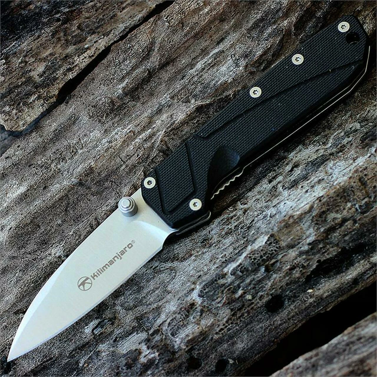 Kilimanjaro, 910200, Prota, Express Spring-Assist folder, Black G-10 Handle 1 Kilimanjaro, 910200, Prota, Express Spring-Assist folder, Black G-10 Handle