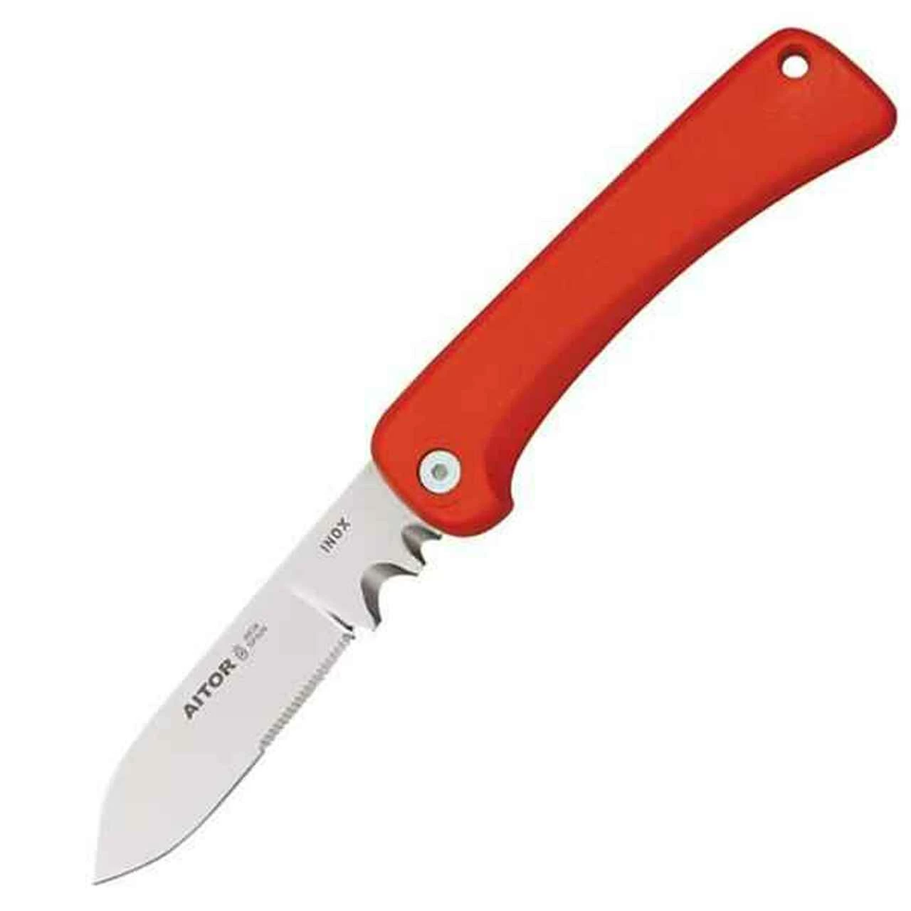 Aitor 16303 Penknife Electrician, 3.5" Carbon Steel Blade, Red ABS Handle 1 Aitor 16303 Penknife Electrician, 3.5" Carbon Steel Blade, Red ABS Handle