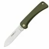 Aitor 16304 Farming Penknife, 3.37" SS Plain Blade, OD green ABS handle