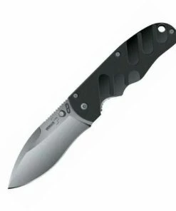 Boker Plus M Type, 440C Stainless, Black G-10 Handle
