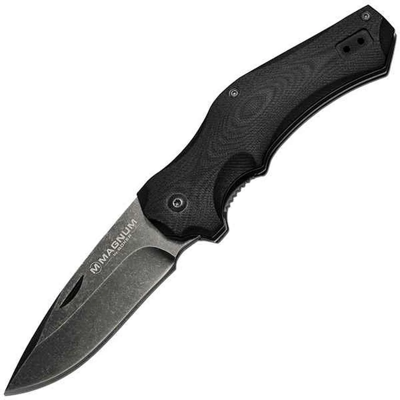 Boker Magnum Forward Liner Lock, 440, Black G-10 Handle 1 Boker Magnum Forward Liner Lock, 440, Black G-10 Handle