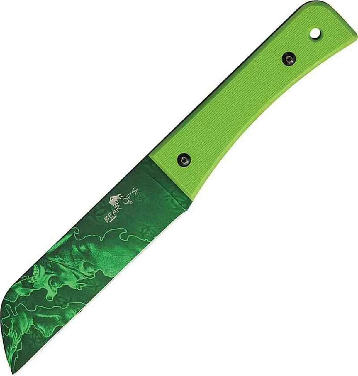 Bear OPS BC37005 Bear Tac II, 5.5' 1095 High Carbon SS Plain Blade, Neon Green G-10 Handle 1 Bear OPS BC37005 Bear Tac II, 5.5' 1095 High Carbon SS Plain Blade, Neon Green G-10 Handle