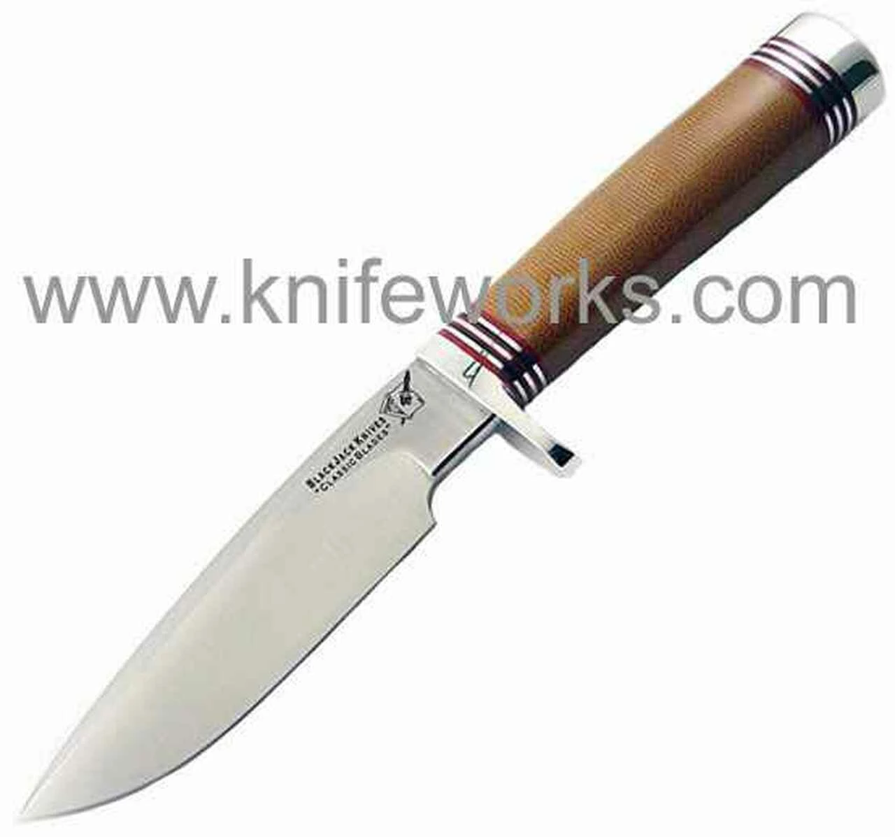 Blackjack Classic Knives Blackjack Classic Blades Model 125 Natural Canvas Micarta with Aluminum Pommel 1 Blackjack Classic Knives Blackjack Classic Blades Model 125 Natural Canvas Micarta with Aluminum Pommel