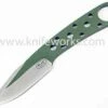 Blackjack Classic Knives BlackJack Model 155 Neck Knife Green Finish w/Sheath