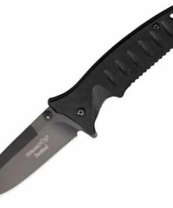 Fox Knives USA Blackfox Tactical Linerlock, 4" Closed, Spear Blade, Plain Edge