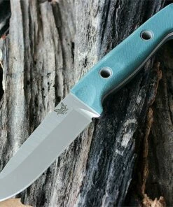 Benchmade Knives Benchmade Bushcrafter 162 Sibert 9 in. Fixed Blade, 4.43 in S30V Blade Steel, G-10 Handle, Leather Sheath