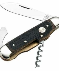 Boker Wine Knife, 4034 Stainless Steel, Oak Handle