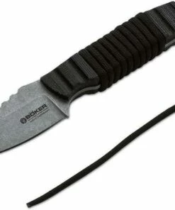 Boker Bender Fixed Blade, 440C Stainless, Micarta Handle