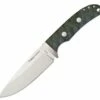 Boker BO620 Savannah, 4.6" N690BO SS Plain Blade, Micarta Handle, Leather Sheath