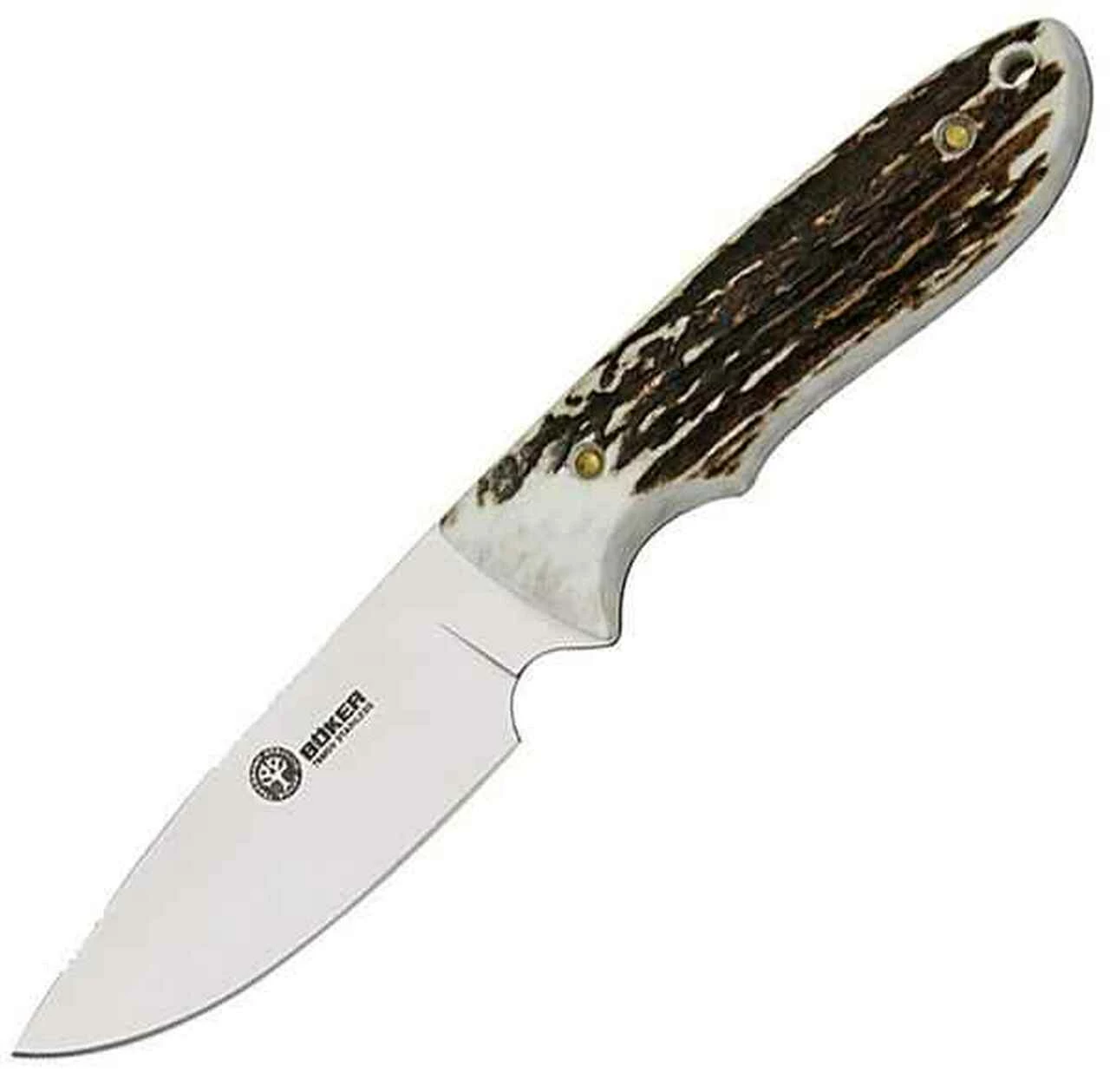 Boker Pine Creek, T6MoV Steel, Genuine Stag Handles 1 Boker Pine Creek, T6MoV Steel, Genuine Stag Handles