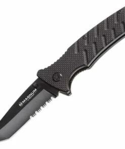 Boker Magnum Security Forces, Tanto 440, Black G-10 Handle