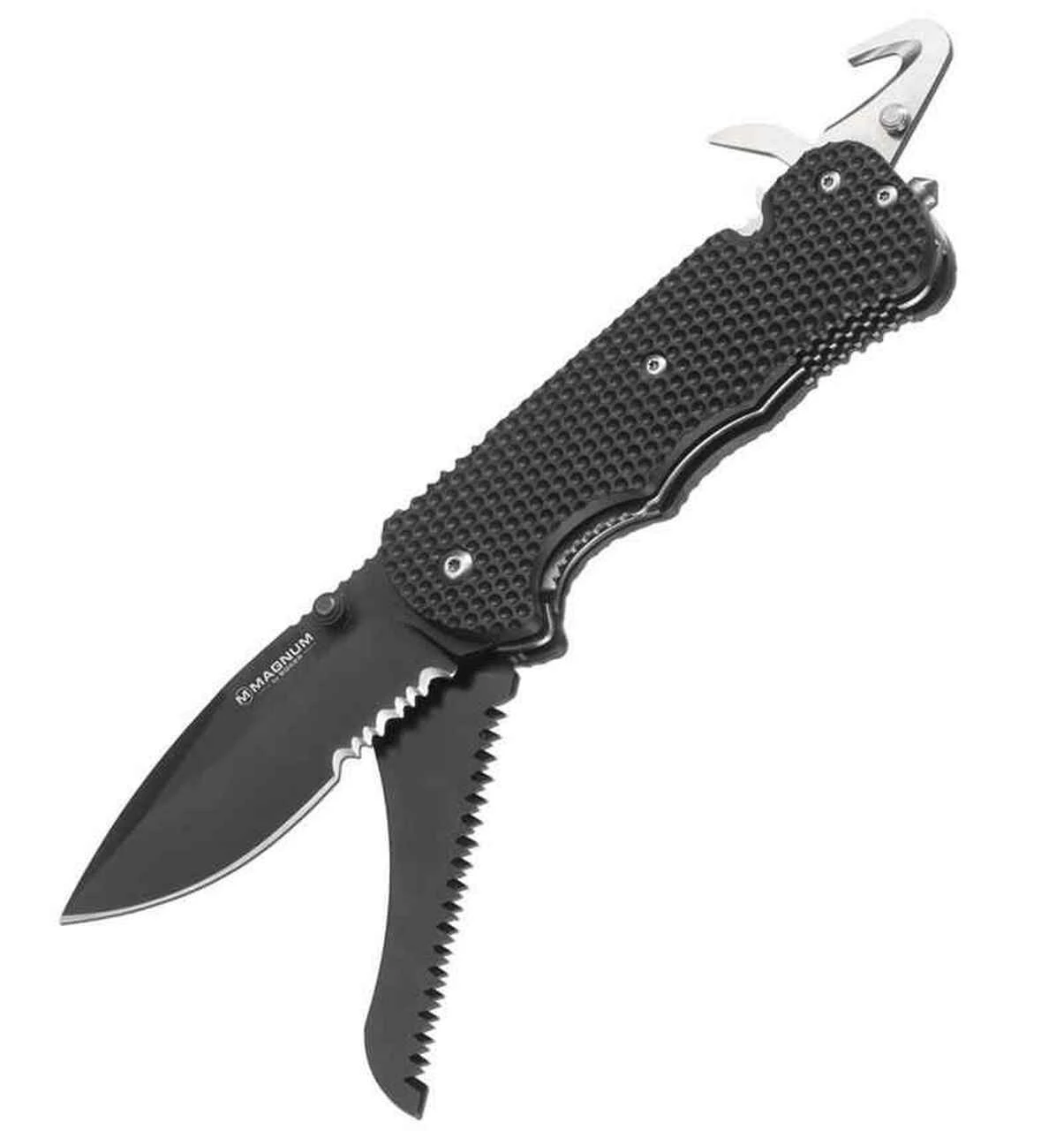 Boker Magnum Dark Angel Folding Knife, 440, Black G-10 Handle 1 Boker Magnum Dark Angel Folding Knife, 440, Black G-10 Handle