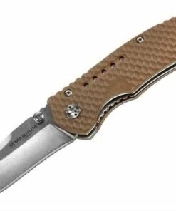Boker Magnum Five Folder, 440, Tan G-10 Handle