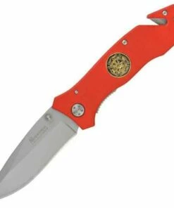 Boker Magnum To Serve and Protect. Fire Department, 440 Stainless, Aluminum Handle