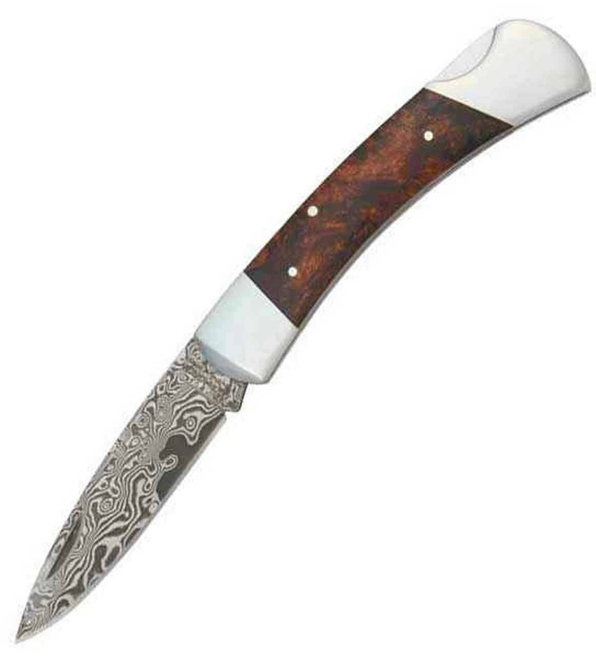 Boker Magnum Lord, Damascus, Burl Wood Handle 1 Boker Magnum Lord, Damascus, Burl Wood Handle