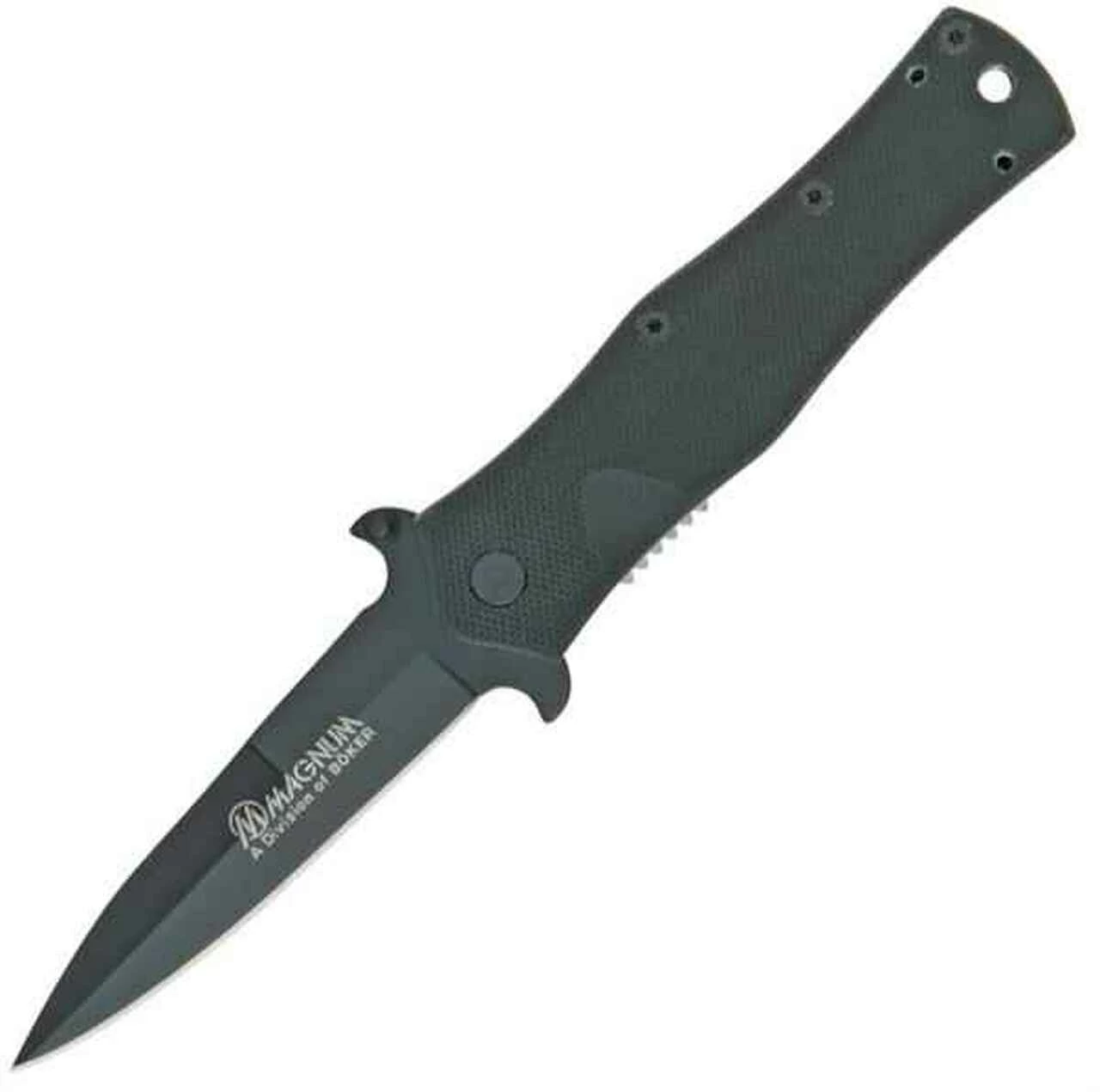 Boker Magnum The Agent Linerlock, 440 Stainless, G-10 Handle 1 Boker Magnum The Agent Linerlock, 440 Stainless, G-10 Handle