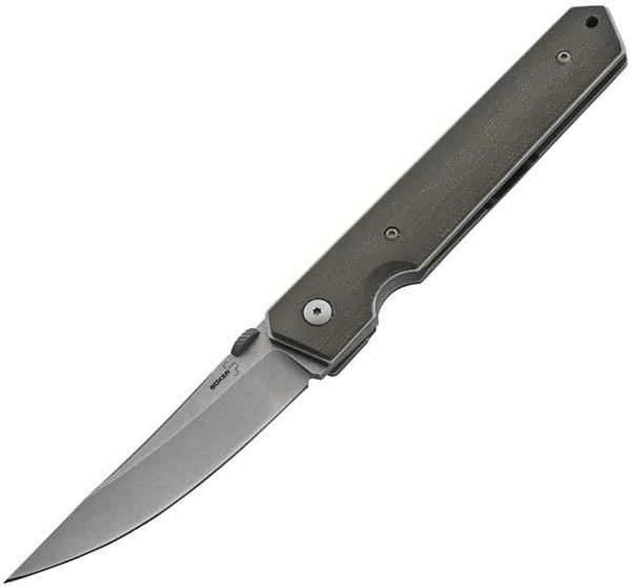 Boker Plus Kwaiken Folder, AUS-8 Stainless, Micarta Handle 1 Boker Plus Kwaiken Folder, AUS-8 Stainless, Micarta Handle