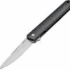 Boker Plus Kwaiken Flipper, 3.5" VG-10 Blade, Carbon Fiber Handles