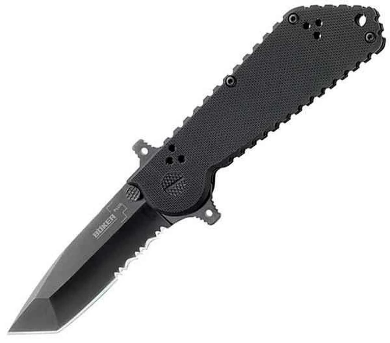 Boker Plus Armed Forces Folder I, 440C Stainless, G-10 Handle 1 Boker Plus Armed Forces Folder I, 440C Stainless, G-10 Handle