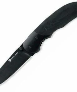 Browning Knives Browning Black Label Flash, Spear Point, Black Blade, Black G10 Handles