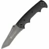 Browning Knives Browning Black Label, Integrity Folder, Black Tanto Blade, Combo Edge