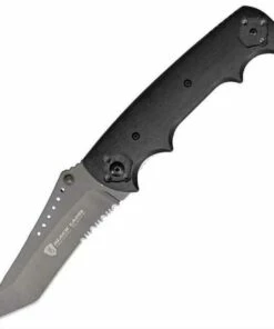 Browning Knives Browning Black Label, Integrity Folder, Black Tanto Blade, Combo Edge