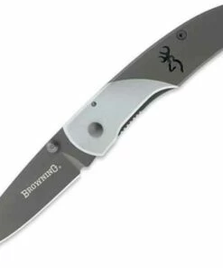 Browning Knives Browning Medium Mountain Ti, Plain Edge, Pocket Clip