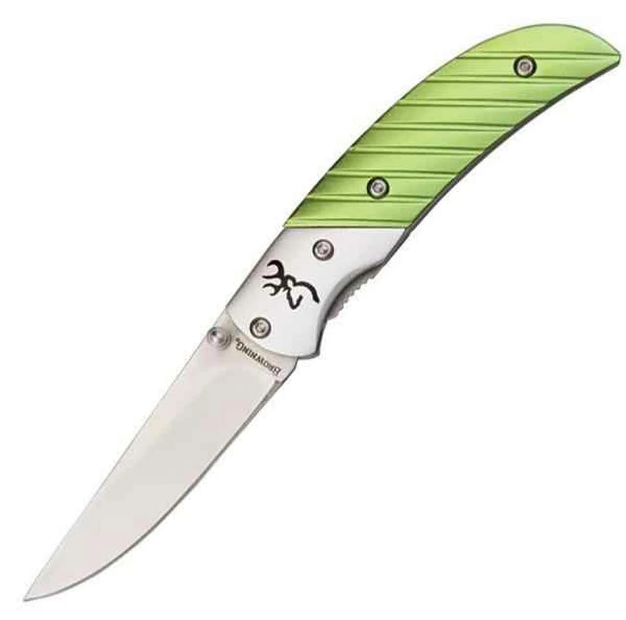 Browning Knives Browning Prism II, Green Anodized Aluminum Handle, 440A Stainless Steel Blade 1 Browning Knives Browning Prism II, Green Anodized Aluminum Handle, 440A Stainless Steel Blade