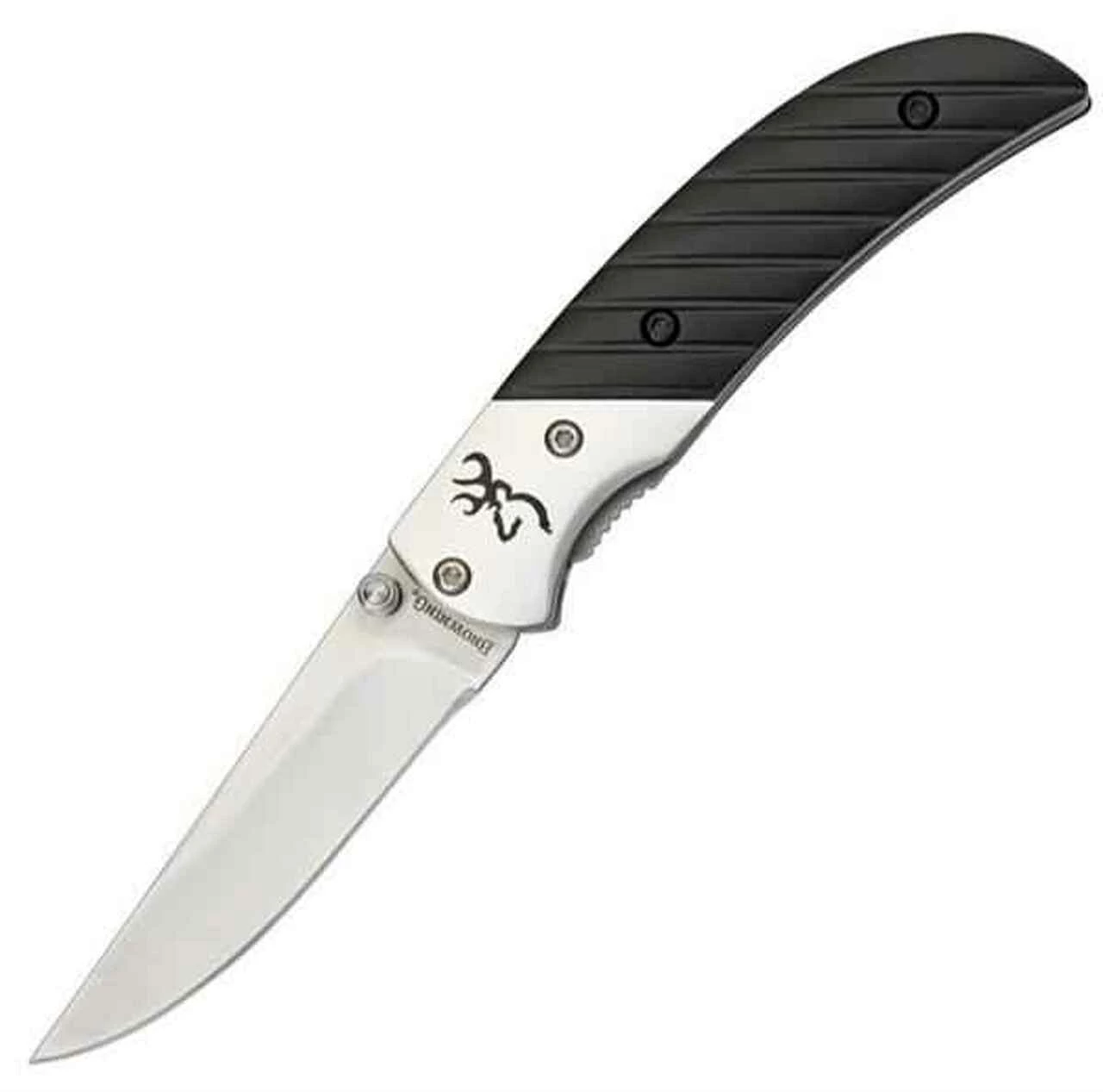 Browning Knives Browning Prism II, Black Anodized Aluminum Handle, 440A Stainless Steel Blade 1 Browning Knives Browning Prism II, Black Anodized Aluminum Handle, 440A Stainless Steel Blade