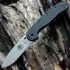 BRK Avispa Folder, Black Nylon handles, Stonewash AUS-8 Blade, Plain Edge, Design by Esee Knives