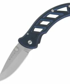 Buck Knives Buck 316BLS Parallex, 2.25" 420HC Plain Blade, Midnight Blue Stainless Steel