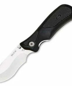 Buck Knives Buck 595BKS Folding ErgoHunter (Select), 3" 420HC Plain Blade, Black Nylon Handle