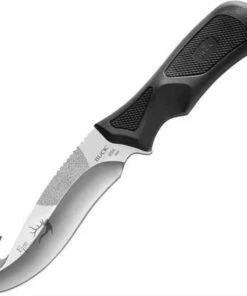 Buck Knives Buck Haley Heath 85BKGHH Family Traditions Adrenaline, 4.5" 420HC Guthook Blade, Black Nylon Handle