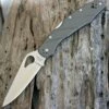 Byrd Knives Cara Cara 2 Titanium Handle BY03TIP2, 3.75 in. 8CR13MOV Plain Edge
