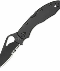 Byrd Knives Meadowlark 2 Black Blade BY04BKPS2, 2.99 in. 8CR13MOV Black Combo Edge