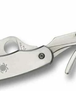 Spyderco Knives Spyderco ClipiTool Scissors C169P, 8Cr13MoV Steel, Stainless Steel Handle