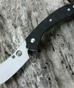 Spyderco Knives Spyderco Roc G-10 Black C177GP , 3.07" VG-10 Plain Blade