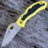 Spyderco Knives Spyderco C26SYL SNAP-IT SALT, 2.96" H-1 Serrated Blade, FRN/Kraton Handle