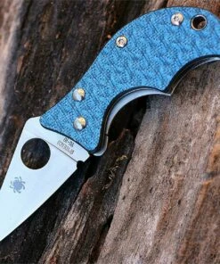 Spyderco Knives Spyderco Spin C86GFBLP, VG-10 Steel, Nishijin Glass Fiber Handle, PlainEdge, Sprint Run