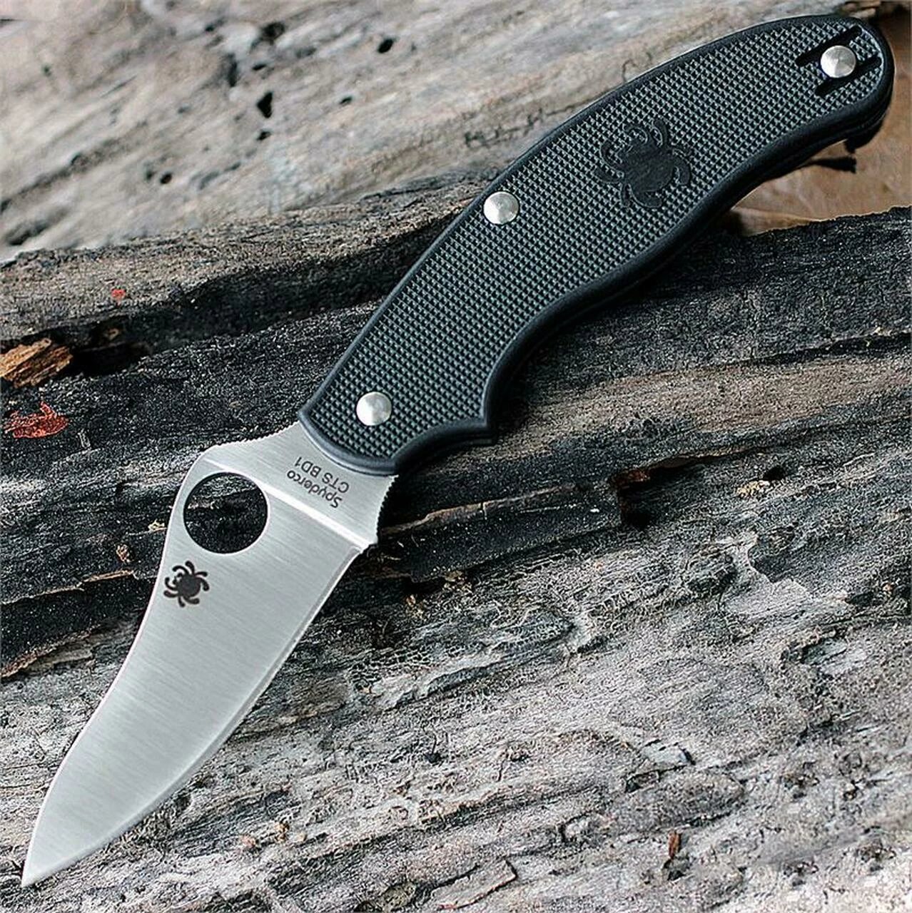 Spyderco Knives Spyderco C94PBK3 UK Penknife Drop Point, 3" CTS-BD1 Blade, Black FRN Handle 1 Spyderco Knives Spyderco C94PBK3 UK Penknife Drop Point, 3" CTS-BD1 Blade, Black FRN Handle