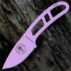 ESEE Knives ESEE Candiru Pink Kit, CAN-PINK-KIT, Clear Molded Sheath, Clip Plate, and Survival Kit