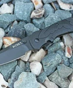 CRKT 1100 Moxie™, 3.3" 8Cr14MoV Plain Blade, Textured TPE Handle