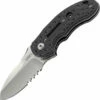 CRKT No Time Off Folder BD1 Combo Blade, Nylon Handle Designed by Flavio Ikoma