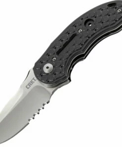 CRKT No Time Off Folder BD1 Combo Blade, Nylon Handle Designed by Flavio Ikoma
